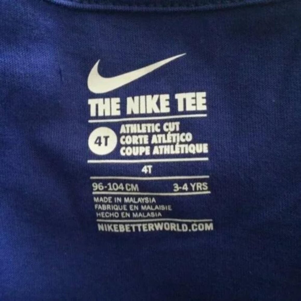 Nike Boys Short Sleeve "Know Your Flow" T-Shirt Size 4T - Picture 4 of 5